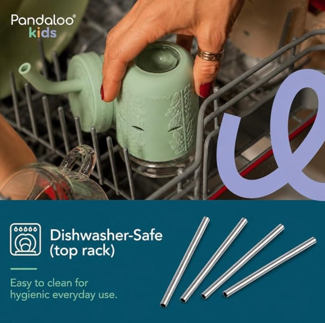 Mason Jar Replacement Stainless Steel Straws – 4 Pack